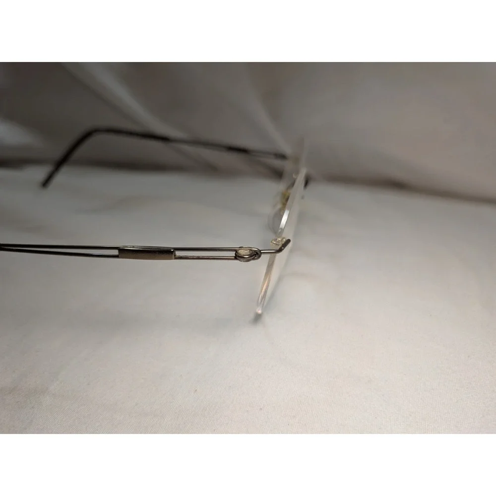 SILHOUETTE 5521 EP 6040 RIMLESS GUNMETAL BROWN AUTHENTIC EYEGLASSES 48-20